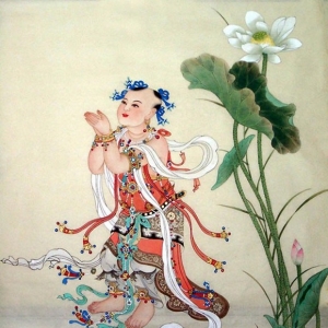 父亲念佛相助，七岁童子往生前后的奇特瑞相